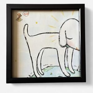Nara Yoshimoto Nara art prints 9x9 " framed contemporary Japanese artist/artwork